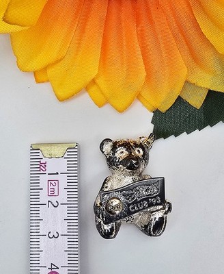   Steiff Club Teddy Bear Pin 1992/93   925 Sterling Silber   Sammler-Anstecker