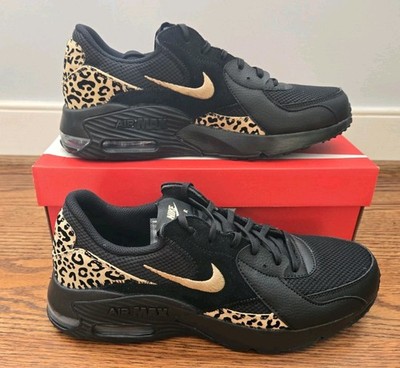 Nike Air Max Excee GPX Shoes Women's 12 Leopard Black Hemp NIB
