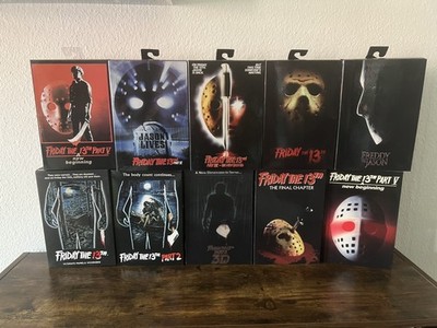 NECA Ultimate Edition Action Figure Konvolut NEU - 10x Friday the 13th Komplet!