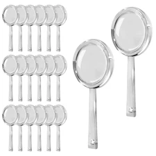 20 Pack Mini Plastic Handheld Magnifying Glasses 5X Magnifier for Reading