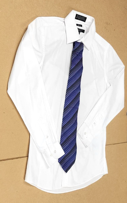 Marquis Slim Fit Dress Shirt & Nicola Ferri Silk Tie White/Blue ~ 14 1/2 (32-33) | eBay Marquis Slim Fit Dress Shirt & Nicola Ferri Silk Tie White/Blue ~ 14 1/2 (32-33) | eBay