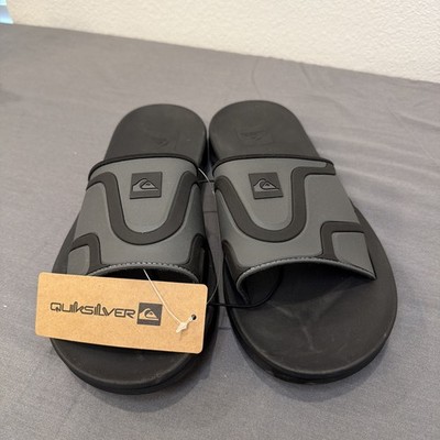 NWT Quicksilver Mens Branton Sandals Gray Size 12M