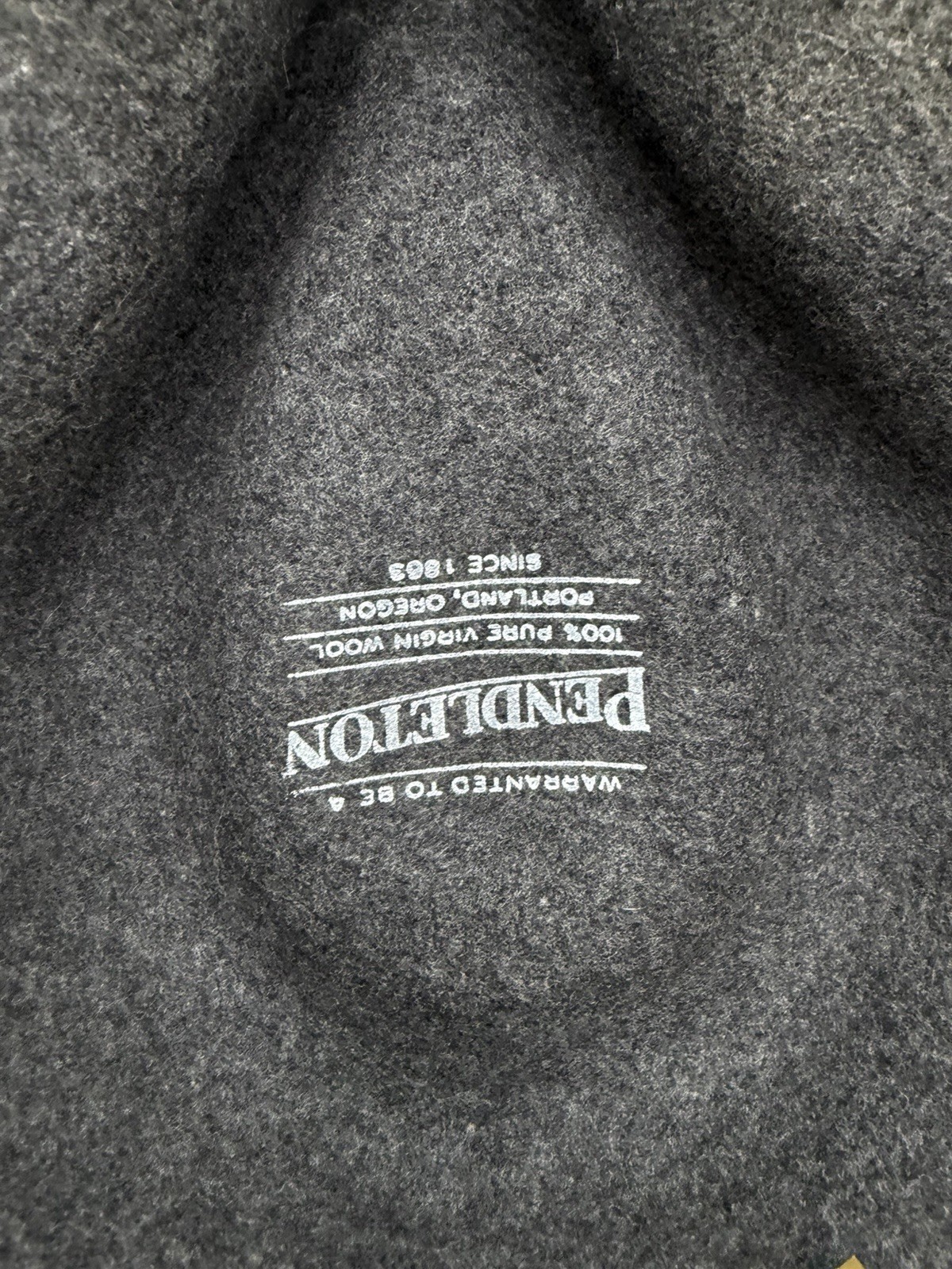 Pendleton Wool Felt Fedora Hat Feathers Mens Larg… - image 5