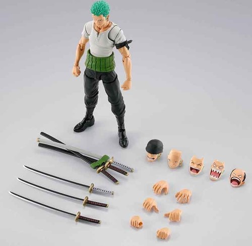 One Piece Romance Dawn 6 Inch Action Figure S.H. Figuarts - Roronoa Zoro - Picture 2 of 3