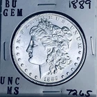 1889 BU GEM MORGAN SILVER DOLLAR UNC MS+++ U.S. MINT RARE COIN 7265