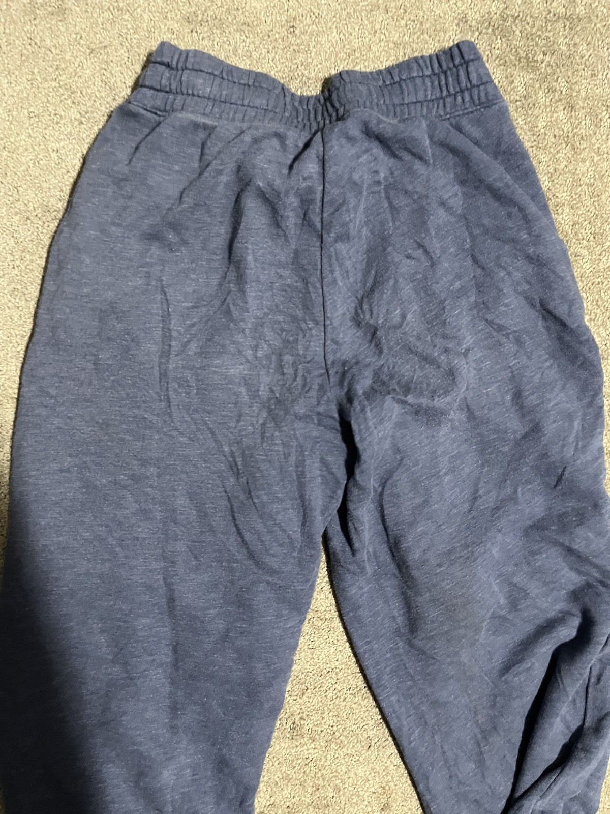 American Eagle Blue Solid Logo sweatpants Lounge … - image 4