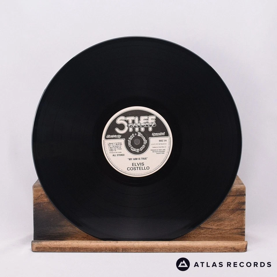 Elvis Costello My Aim Is True A1 B1 Porky LP Album Vinyl Record SEEZ 3 - EX/EX Foto 4 de 4