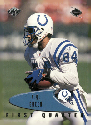 1999 Collector's Edge Odyssey #63 E.G. Green Indianapolis Colts Football Card