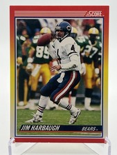 Jim Harbaugh #232 Chicago Bears QB 1990 Score