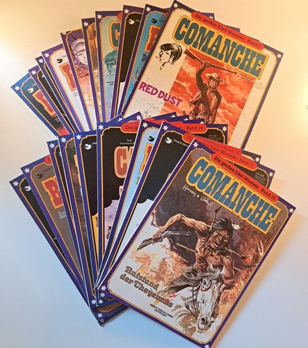 Konvolut / Sammlung von 19 Comics "Die großen Edel-Western" Delta Verlag