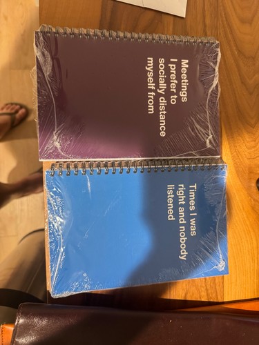 New Sealed Humor Notebook Lot - 2x WTF Notebooks HR Joke Gift | eBay