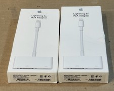 Lot Of 2 Apple Lighting to VGA adapter A1439