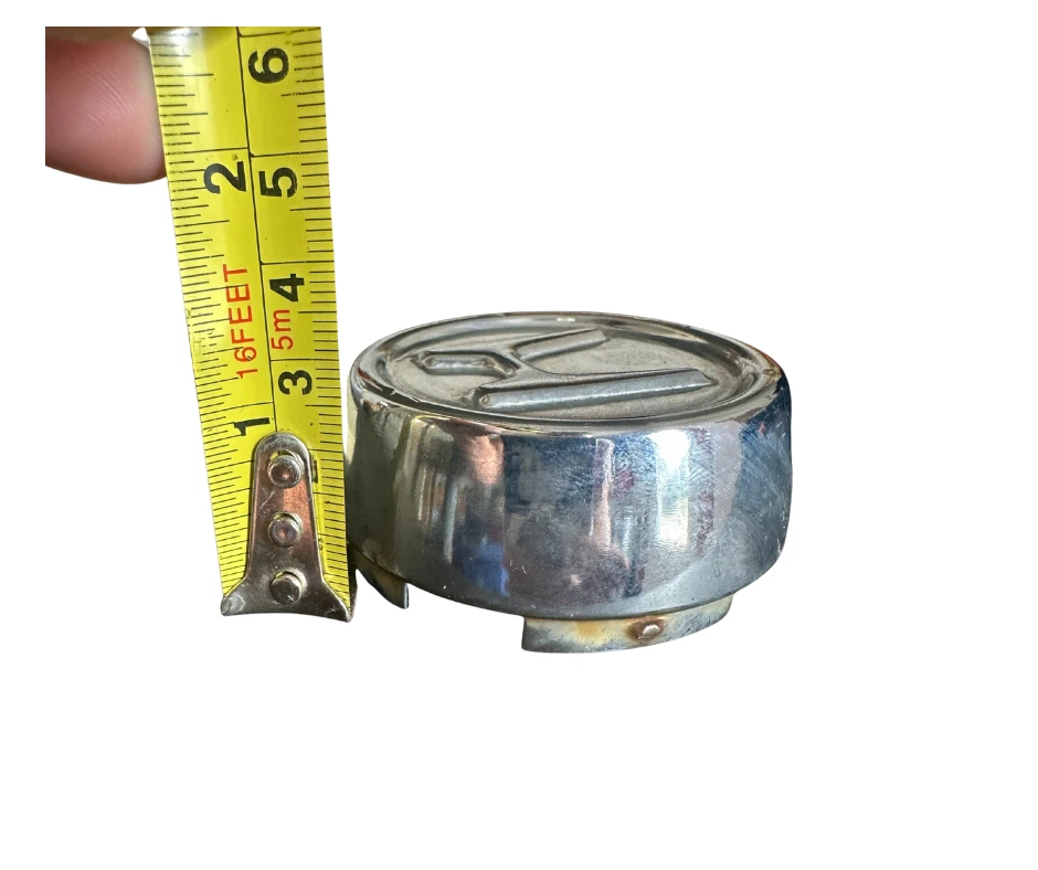 TAPAS CENTRALES DE RUEDA CROMADAS ACERO 13" HONDA CIVIC / CRX OEM 44732-SB2-000 #2E-6 Foto 2 de 2