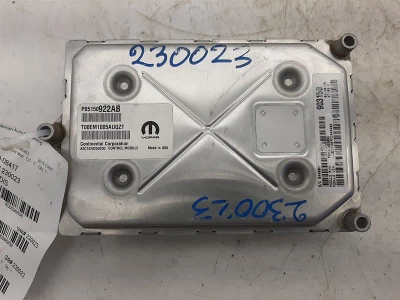 Módulo de Control Electrónico Motor ECM 2.0L 14-15 DODGE DART 05150922AB Foto 2 de 4