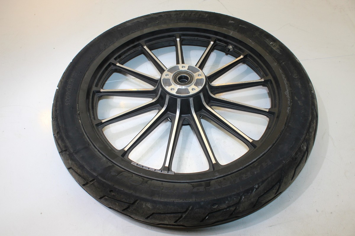 15 Harley Iron Sportster 883 Xl883n Front Wheel Assembly Rim 19