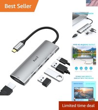 USB C Hub,USB C Hub Multiport Adapter 4K 60Hz 5 in 1 USBC to Hdmi Adapter wit...