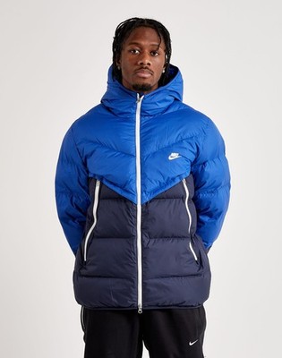 Nike Storm-Fit Primaloft Blue Quilted Puffer Jacket Men's Size M New DR9605-480