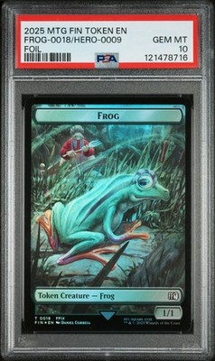 2025 MTG FINAL FANTASY TOKENS FOIL FROG-0018/HERO-0009 PSA 10 | eBay