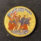 Colorized Kennedy JKF Half Dollar Civil War Peach Orchard Union Free Shipping