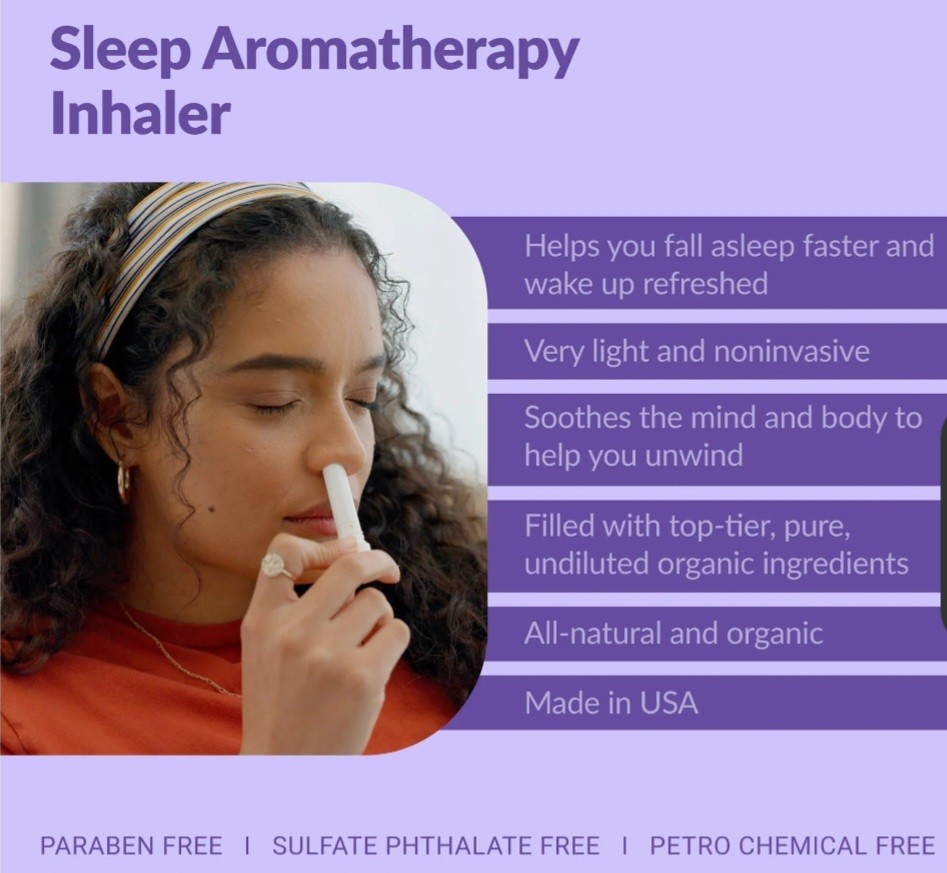 2x RareESSENCE Aromatherapy SLEEP Aroma Inhaler Aid Support Lavender Chamomile 