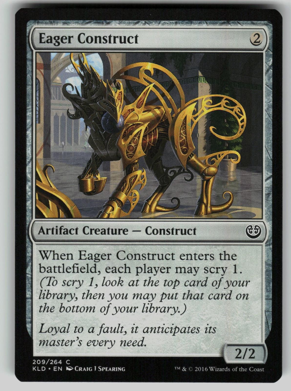 Eager Construct 209 Kaladesh Magic: The Gathering Common