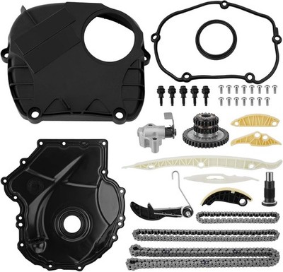 EA888 Timing Chain Kit 1.8L 2.0L Audi VW Cover Tensioner Guide