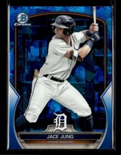 2023 Bowman Draft Sapphire Edition #BDC-104 Jace Jung Detroit Tigers