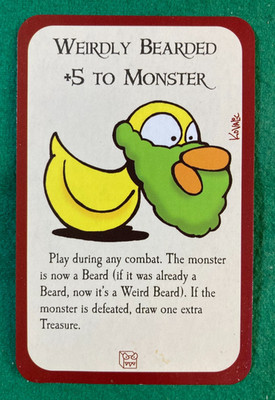 STEVE JACKSON SPIELE - MUNCHKIN BOOTY PROMO KARTE: SELTSAM BEARDED