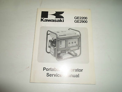 #ad Kawasaki GE2200 GE2900 Portable Generator Service Manual OEM 99924 2039 01 $8.99