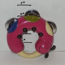 MyBToys Battat Just B You Baby Musical Instrument Toy Catterpillar Tambourine