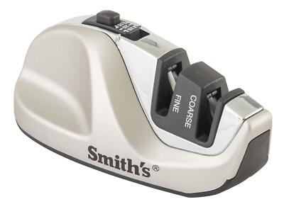 Smith's 51023 Adjustable Diamond Edge Grip Sharpener - Grey - Coarse & Fine