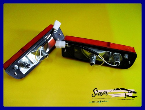 Fit DATSUN 1200 B110 KB110 SUNNY B210 120Y FRONT TURN SIGNAL SET AMBER - Picture 3 of 5