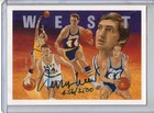 1991-92 UD Upper Deck Jerry West Basketball Heroes authentic auto /2500 card