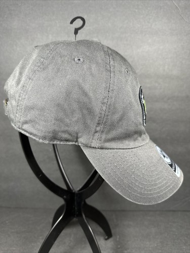 NWS Jimmy Fund Golf '47 Clean Up Strapback Hat Conquer Cancer Gray Patch Stiched - Picture 3 of 7