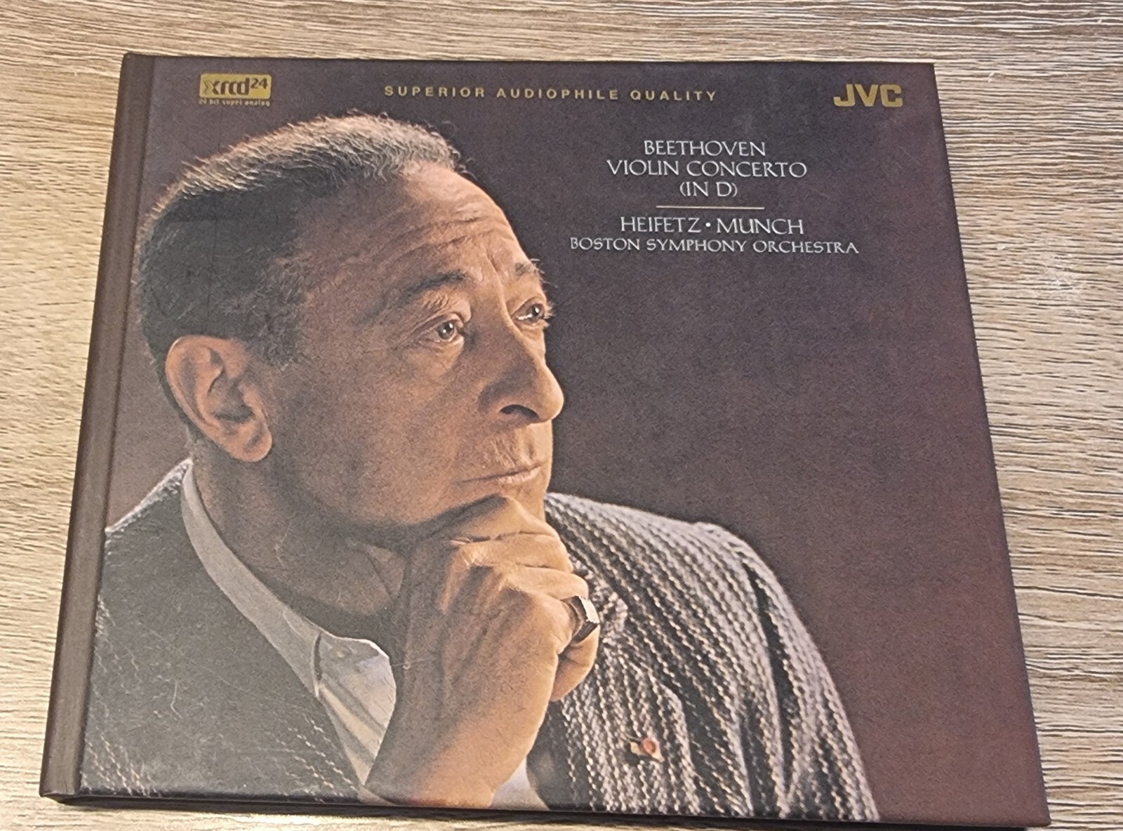 Beethoven Violin Concerto Jascha Heifetz Charles Munch CD 2003 JVC Japan