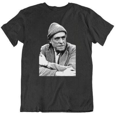 Charles Bukowski Vector, writer, poet, novelist Fan T Shirt Tee Gift New