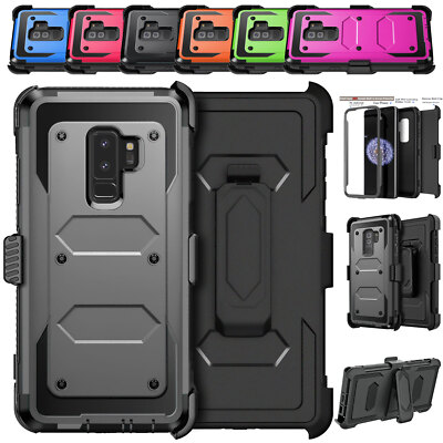 For Samsung Galaxy S9 / S9 Plus Shockproof Case Phone Cover / Belt Clip Holster