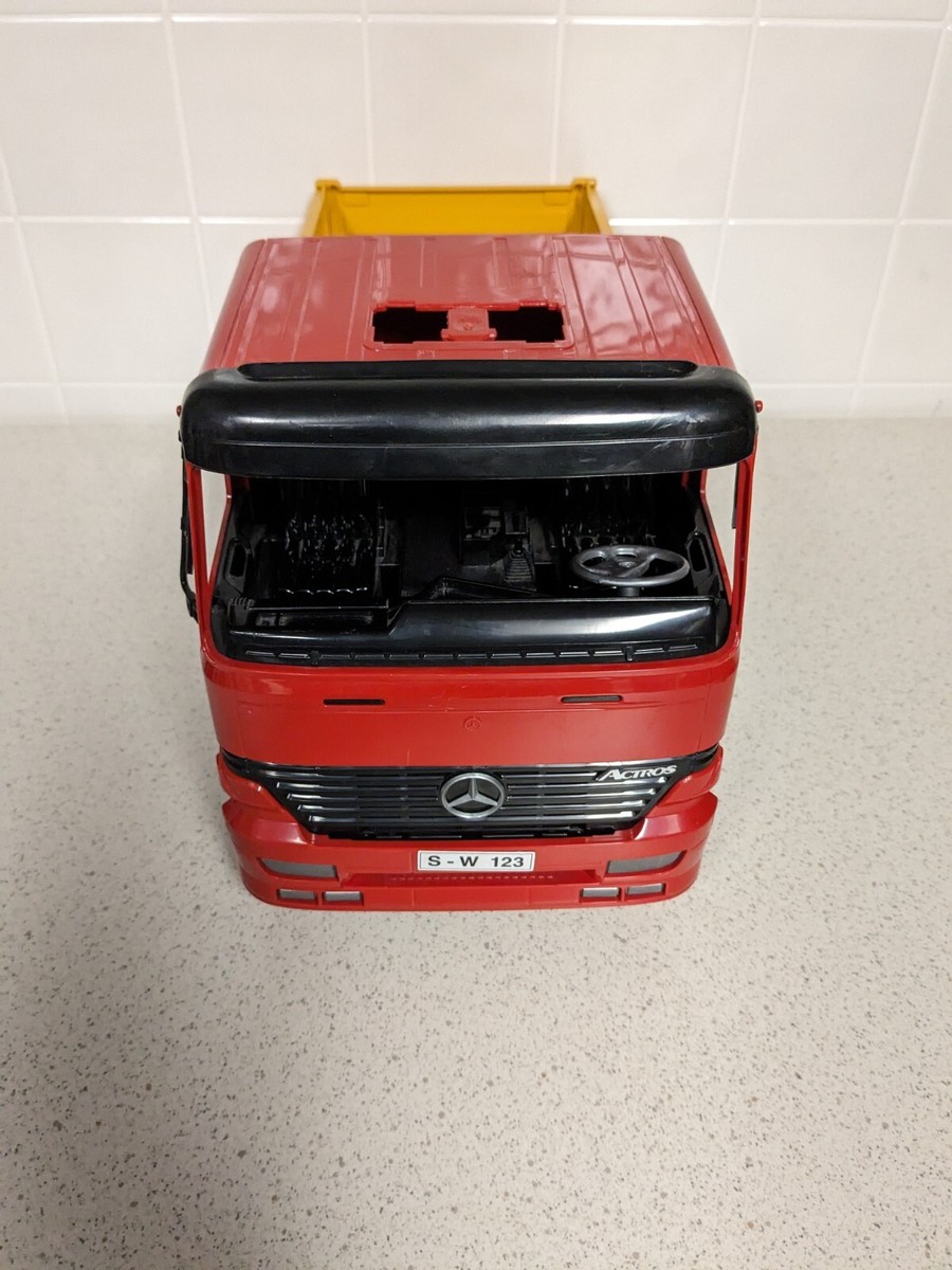 Bruder Red Mercedes Actros Toy Dump Truck Made In Germany | eBay