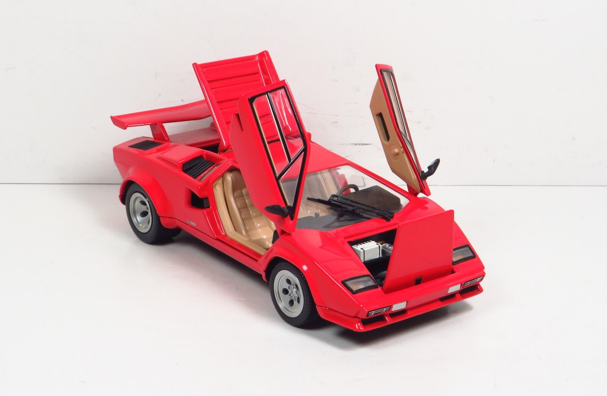Franklin Mint 1985 Lamborghini 85 Countach 5000S Red Diecast Car 1