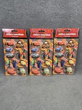 Disney Pixar CARS Stickers 3 Sheets Sealed Package