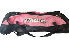 Mizuno Premier Bat Bag Baseball /Softball Pink & Black ADJ STRAPS