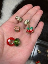 European Beads Lot Christmas Beads fit European Bracelet 50 pcs low quality