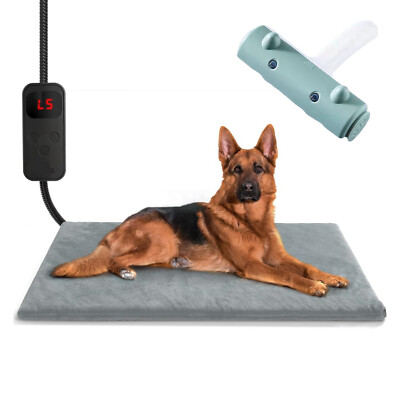 Large Adjustable Heating Pads for Dog Cat Electric Heater Mat 6 Temperature