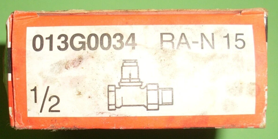 Danfoss RA-N 15 1/2" 013G0034 DN15 Thermostat-Regelventil messing/vernickelt - Bild 2 von 2