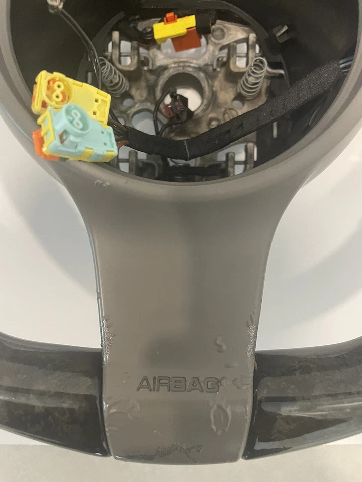 PORSCHE PANAMERA 970 09-17 PADDLE SHIFT MADERA CUERO VOLANTE TÉRMICO OEM Foto 4 de 4