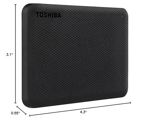 Toshiba Canvio Advance 2Tb Portable External Hard Drive Usb 3.0, Black Personal - Image 4 of 4