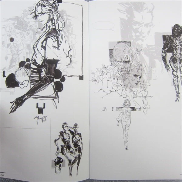 Libro Art of YOJI SHINKAWA 3 Metal Gear diseño sólido Konami 2011 folleto limitado Foto 4 de 4