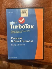 NEW Turbotax 2014 Personal & Small Business Federal & State.  Used Once.