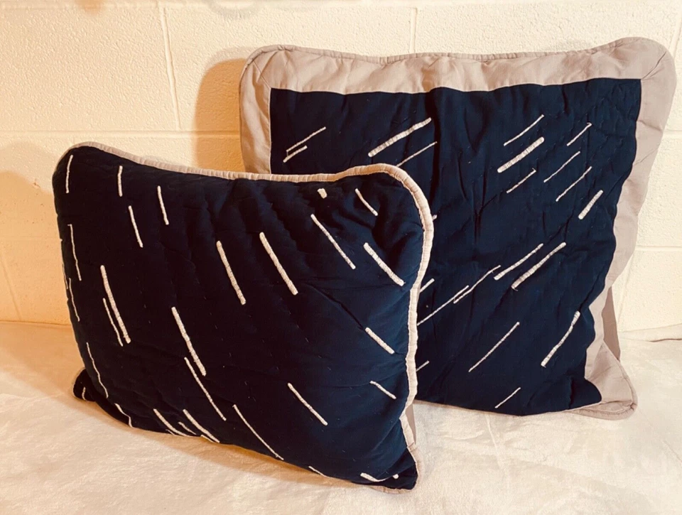 POTTERY BARN KIDS STAR WARS 2 PC QUILTED SHAMs MILLENNIUM FALCON STANDARD - Image 3 of 4