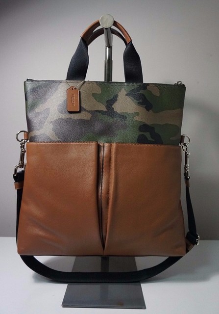 coach charles foldover tote